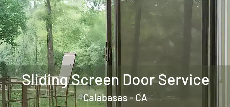 Sliding Screen Door Service Calabasas - CA